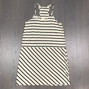 LOFT Striped Racerback Strappy Summer Dress XS
